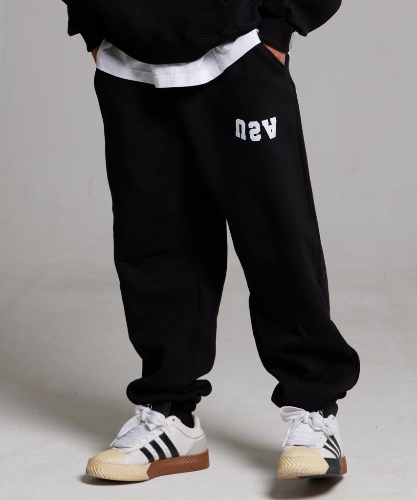 CREAM SODA LAB Reverse Usa Training Jogger Pants Black