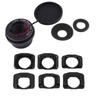 ASHA Viewfinder Fixed Focus Viewfinder Eyepiece with with 6 Magnifying Glass Mounting for DSLR Cameras Eyepiece, 1.5X Cover, Bases,