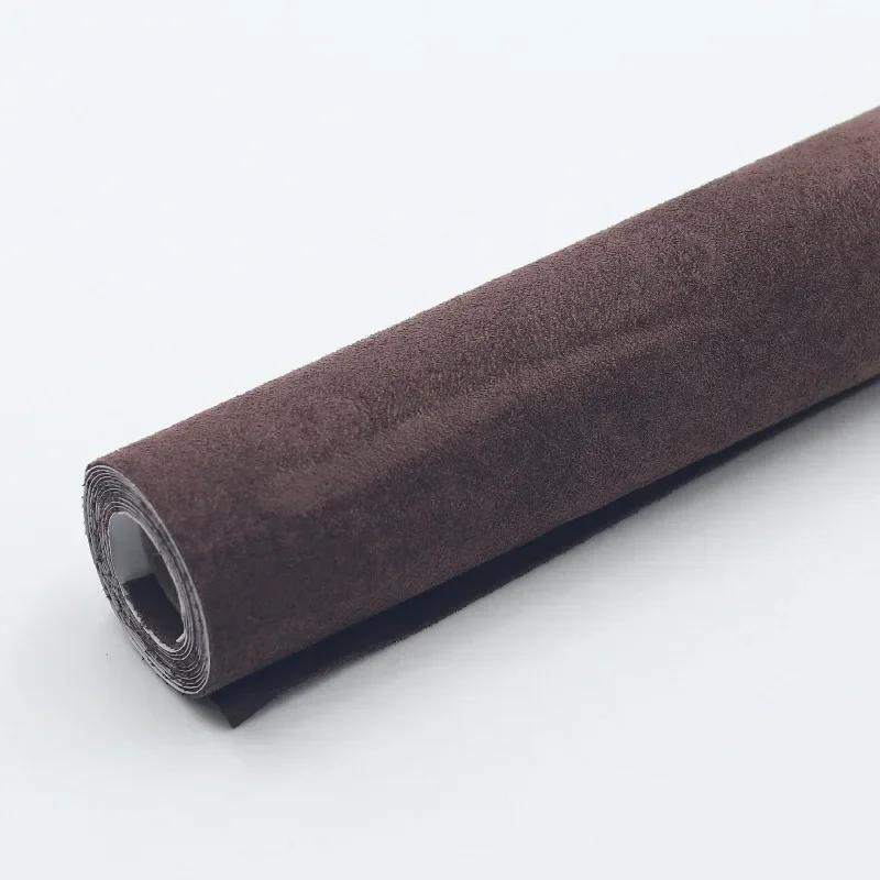 20/30/50cm*150cm/200cm Multi Colors Self Adhesive Suede Fabric Spandex Leather Velvet Cloth for DIY Car Interior Decor 0.8mm