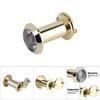 Home Security Optical Glass Wide Angle Door Viewer Door Scope Viewer (Gold)