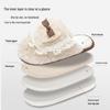 Women's Plush Cotton Slippers - Autumn/Winter 2024 Non-slip, Warm, Poop-Feeling Indoor House Shoes