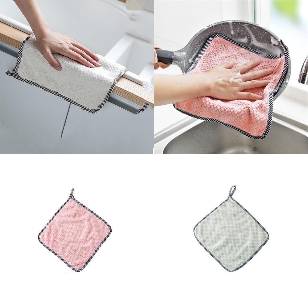 Super Absorbent Microfiber Cleaning Rag Versatile Kitchen Towel For Effortless Household Chores