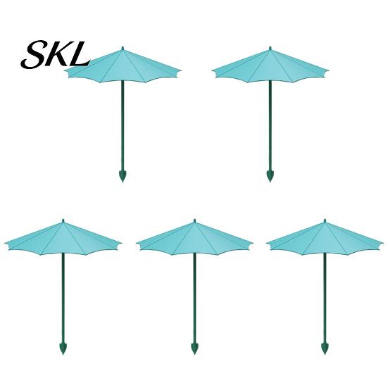 Plant Umbrella 10 Inch Diam Umbrella, Outdoor UV Protection Shade, Mini Parasol Provides Shade Patio Sunshade To ?Defend Plants from Blazing