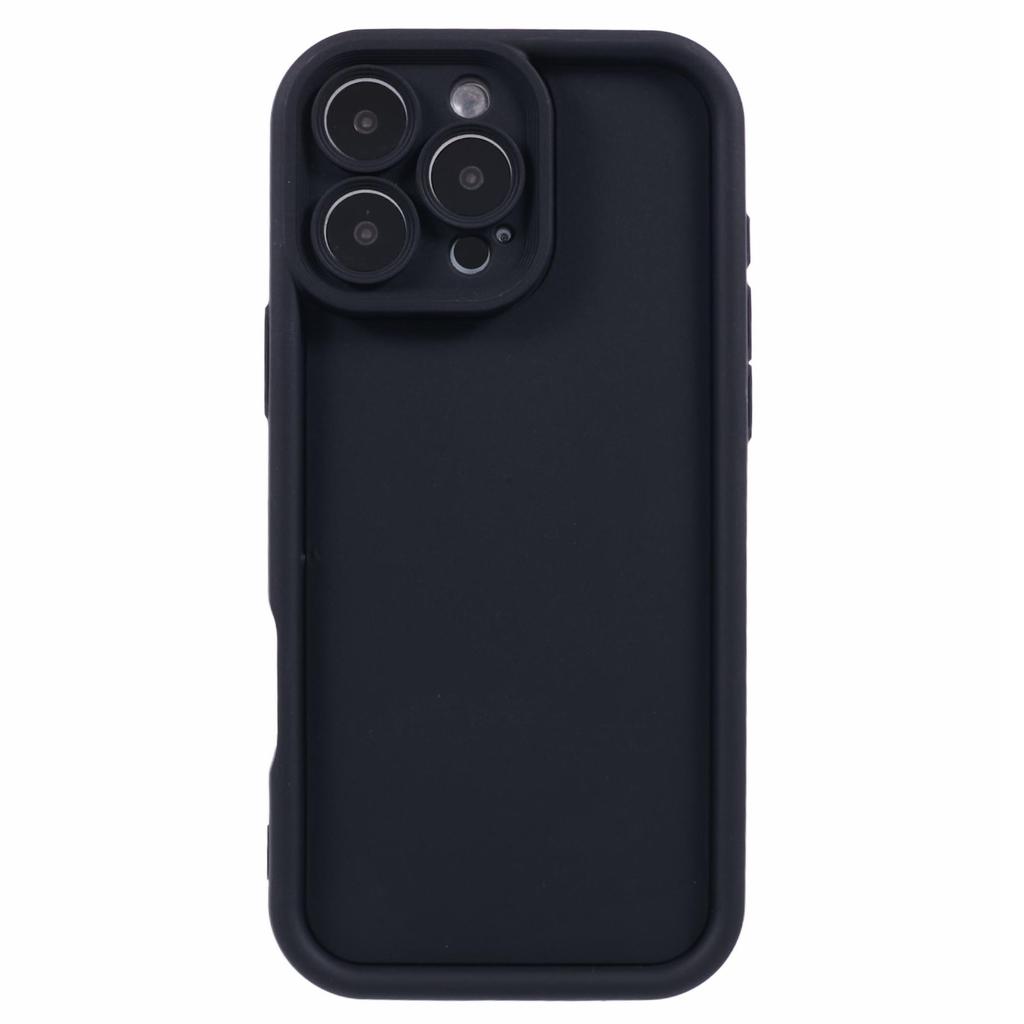 For iPhone 16 Pro Case Grooved Design TPU Anti-Slip Phone Cover