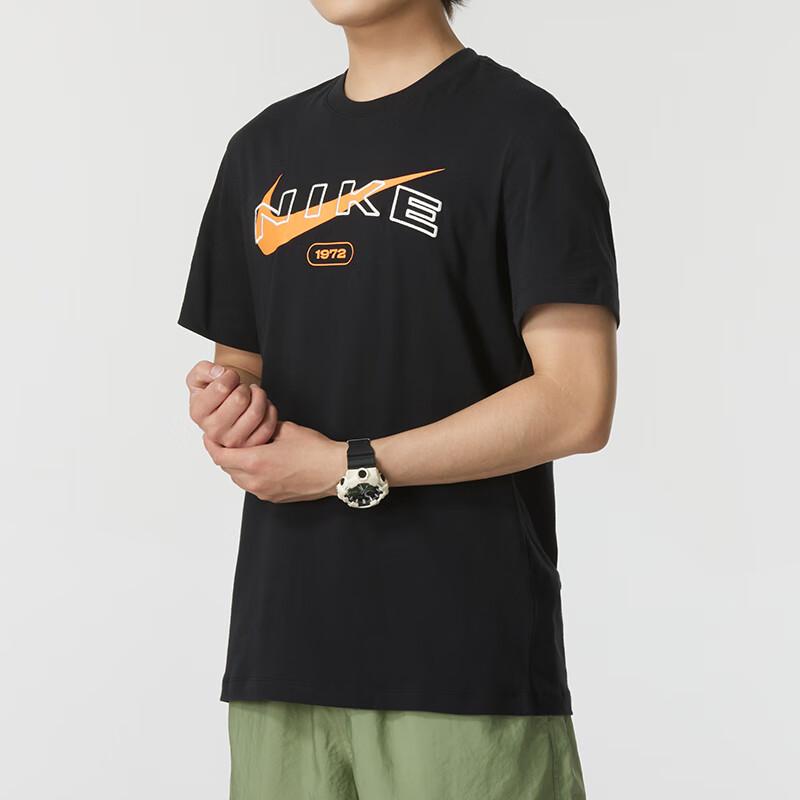 Nike Ανδρικό Αναπνεύσιμο Μπλουζάκι με Στρογγυλή Λαιμόκοψη και Κοντά Μανίκια Μαύρο FV5712-010