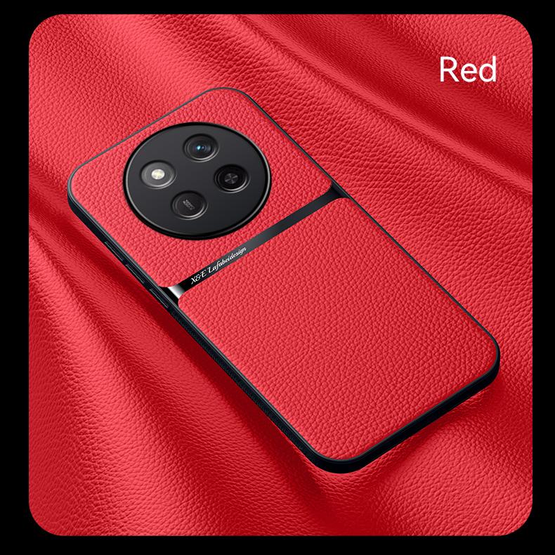 

Чехол из искусственной кожи с магнитным покрытием для Honor Magic 7 Lite Magic 6 X9c X9b, защитный чехол, твердый чехол, чехол, чехол, чехол Honor Magic 7 Pro красный