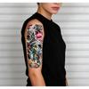 Large Arm Sleeve Tattoo Rose Gear Clock Eye Waterproof Temporary Tatto Sticker Lion Wolf King Body Art Full Fake Tatoo Women Men