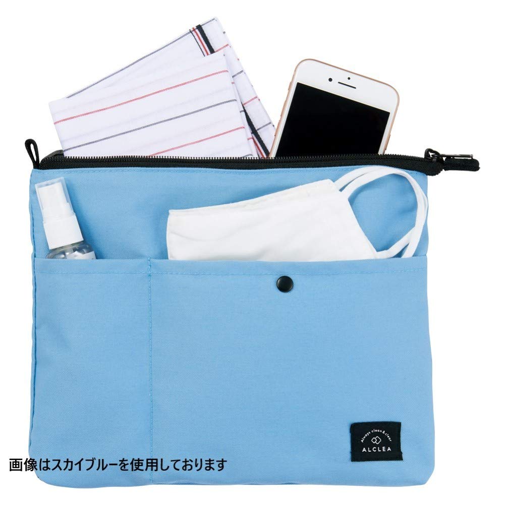 LIHIT LAB Axelväska Sacoche Pouch ALCLEA Marin Blå Bag-in-Bag A7921-11