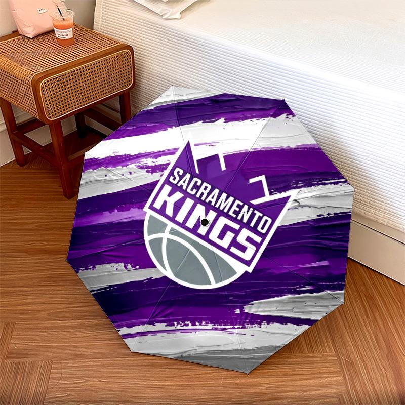 Sacramento Kingspattern, automatic folding umbrella, portable and foldable design, 8 ribs, a Christmas or birthday gift.