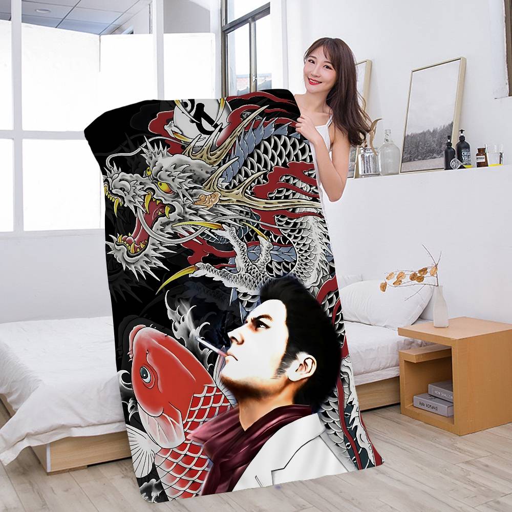 

Y-YAKUZA Microfiber Beach Towel Absorbent Quick Dry Soft Yoga Swimming Resort Mountain Climbing Towel W40*H60(CM)
