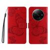 For Xiaomi Redmi A3 4G/Poco C61 4G Wallet Case Floral Butterfly Imprinted Leather Phone Cover Stand