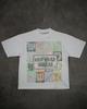 Streetwear High Street Vintage Fashion Letter Print Short Tshirt Men Yk Clothes Goth Casual Cotton Harajuku Couple Tees Unisex