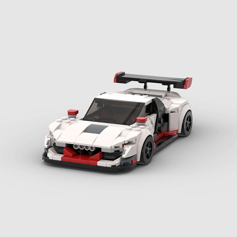 Technical Speed Car MOC City Racing Car Rally Building Blocks Bricks Set Retro Ornament Diy Toys For  Kid Adults Birthday Gifts