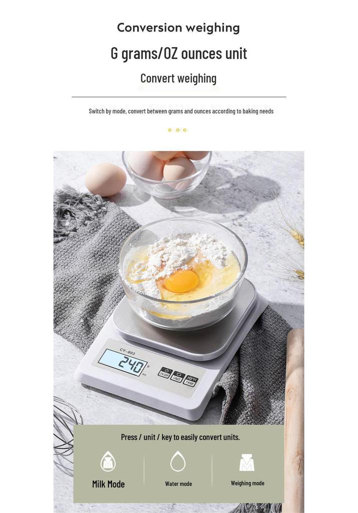 High Precision 0.1g Kitchen Food Scale for Baking