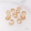 14K Gold-Filled Color-Preserving C-Shaped Ear Clip No Piercing Cuff Earrings - Handcrafted Jewelry Accessories