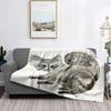 Home decoration plush Sofa blanket Anime animals Bedspread on the bed anime fluffy soft blankets thick blanket for winte