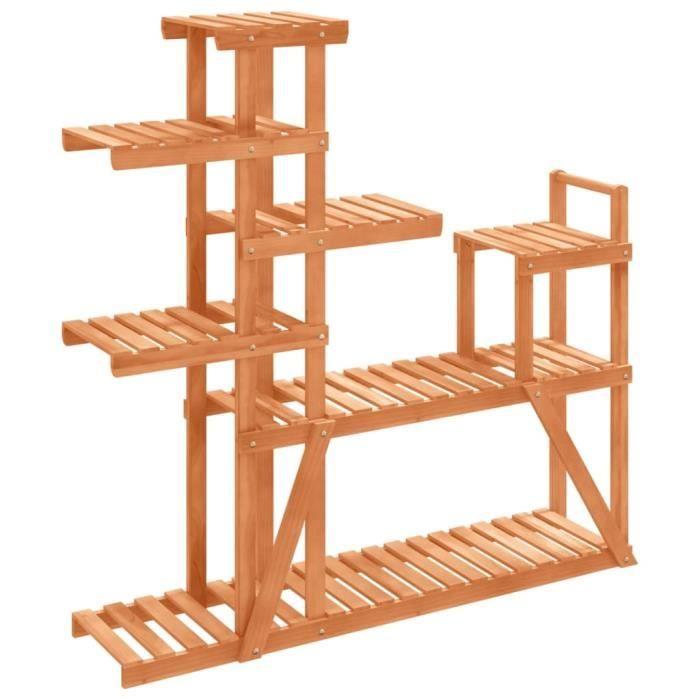 VidaXL Support à fleurs 110x25x111 cm bois massif de sapin 362868