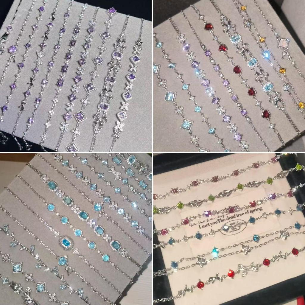 Korean Double-Layer Zircon Bow Bracelet: Chic Luxury Jewelry for Women