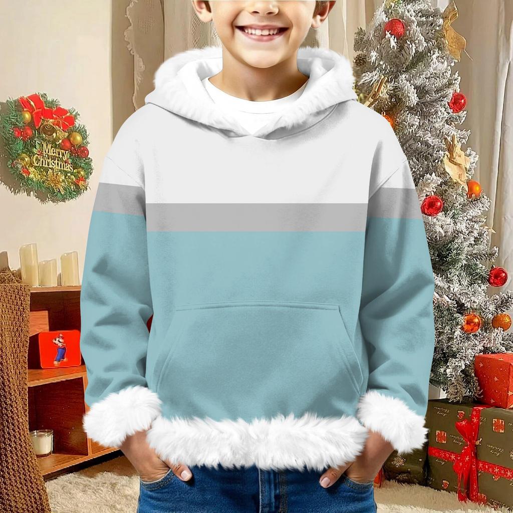 Children's Sweatshirt Girls Boys Long Sleeve Lightweight Casual Hoodie Loose Comfortable Sweatshirt