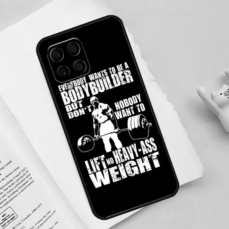 Bodybuilding Gym Fitness Case For Samsung Galaxy M52 M32 M12 M13 M53 M51 M31 M11 M14 M34 M54 M16 M36 M56 M15 M35 M55