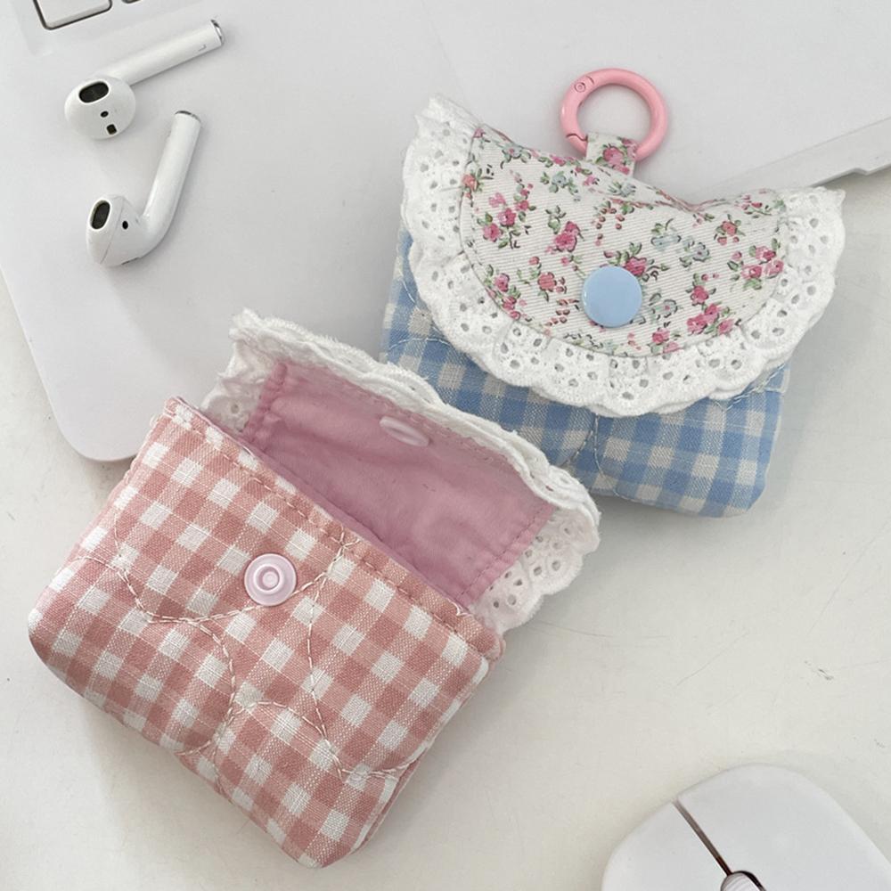 Charming Lace Earphone Bag, Wireless Bluetooth Earbuds Charging Case Cover, Cute Protective Pouch