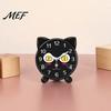 Time Teaching Clock Cartoon Animal Alarm for Students, Non-Ticking Quiet Movement Electronic Clock, Battery Operated Desk Home Bedroom