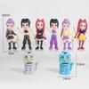 8 Stück/Set Kpop Dämonenjäger Actionfigur Spielzeug Derpys Tiger Rumi Mira Zoey Sussy Figur Puppe für Fans Geschenke