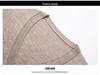 100% Pure Wool Men's Winter 2025 Cardigan Vest - Sleeveless, Middle-aged Style Sweater
