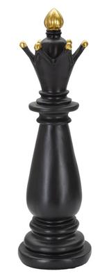 Black And Gold Bishop Ø 12.5X38.5 Cm