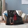 The Vampire Diaries Printed Blanket For Men Women Warm Cozy Fluffy Throw Blankets for Couch 50x60 Inches Multiple Sizes