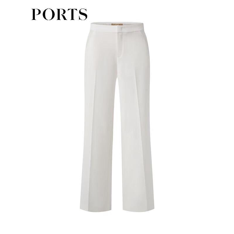 PORTS Women's Triacetate Wide-Leg Pleated Trousers