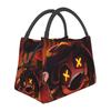 Drones Meurtriers Dessin Animé Anime Sac à Lunch Isotherme pour Femmes Rangement Bento Boîtes Alimentaires Contenant Glacière Boîte à Lunch Thermique Sac Tote