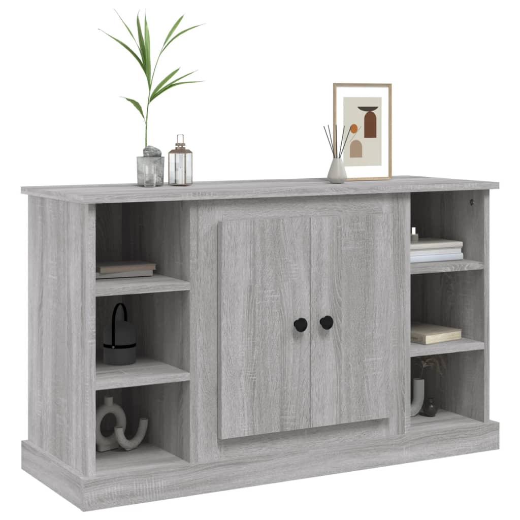 Aparador Sonoma Cinza 100 x 35,5 x 60 cm Aglomerado