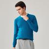 Herren 100% Kaschmir V-Ausschnitt Pullover
