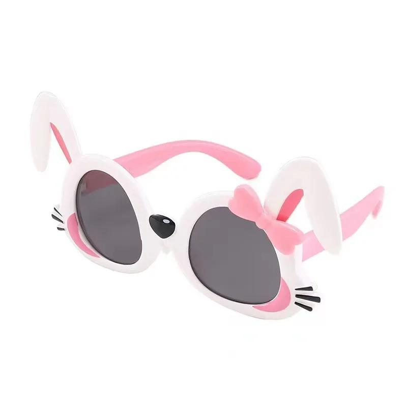 Children Girl'S Super Cute Little Rabbit Sunglasses Stylish Cartoon Children'S Glasses Baby Photography Cute Sun Glasses