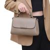 Cowhide Bag Popular Fashion Crossbody Horizontal Shell Bag, Niche One-shoulder Practical Women's Handbag