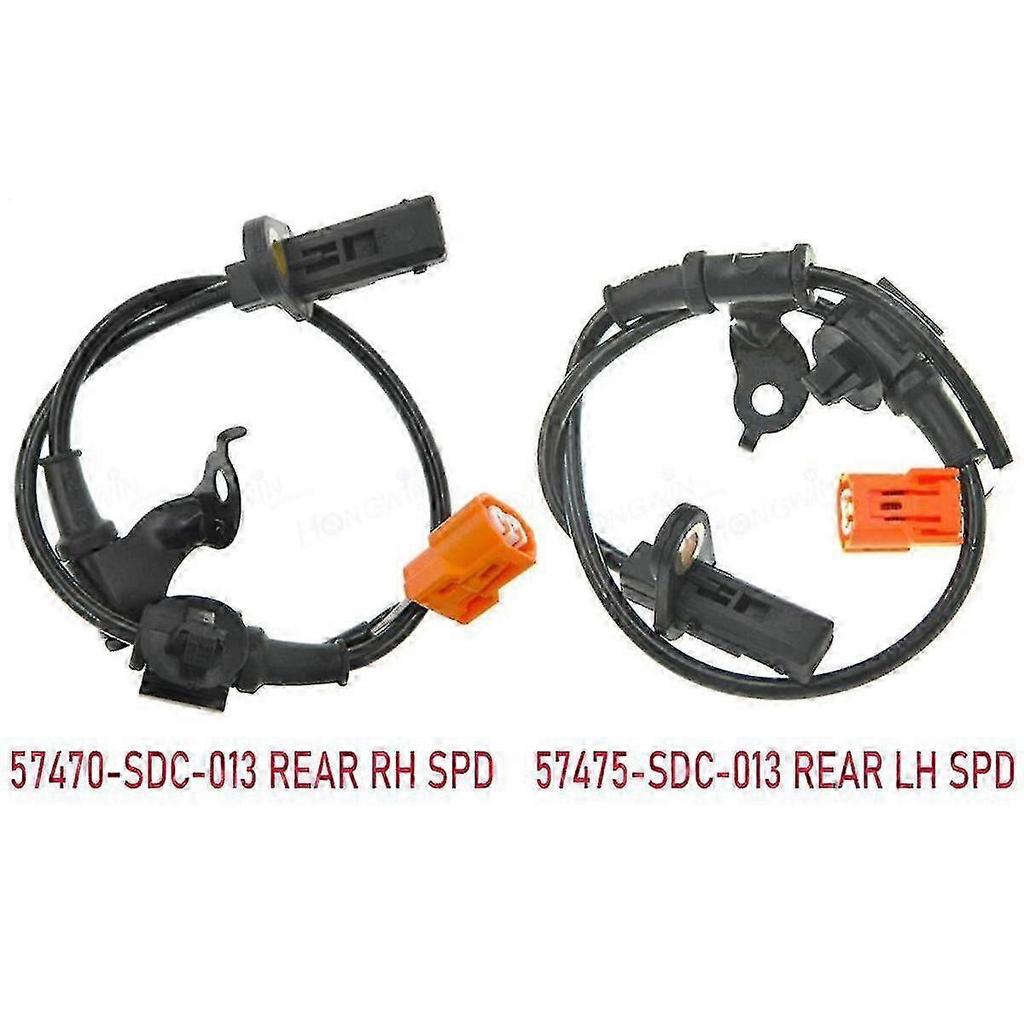 4pcs Front Rear Abs Wheel Speed Sensor 57455-sdc-013 57450-sdc-013 For Tsx 2004-2008 Accord 2003-20