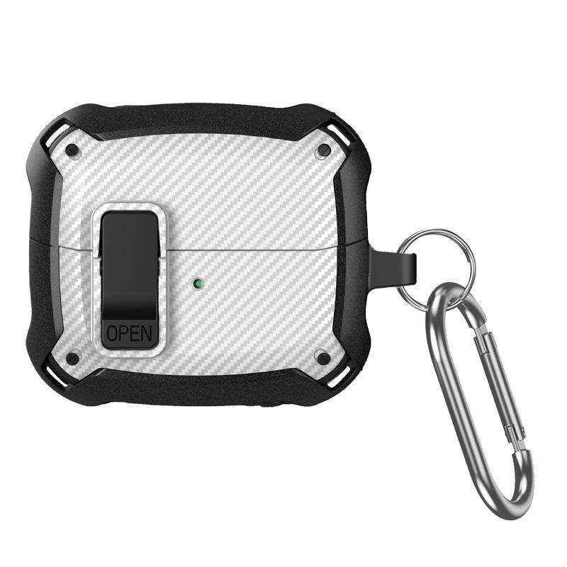 For Samsung Galaxy Buds 3 Pro/Buds 3/ buzz 3 Pro Case TPU+PC Material Shockproof Funda Sleeve With Hook Headphone Case