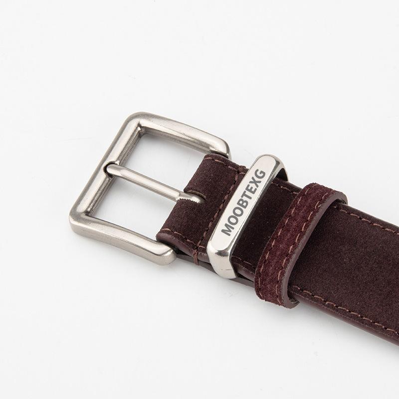 Vintage Leather Belt Women'S High-End Matte Velvet With Denim Skirt Skirt Decorative Belt Women