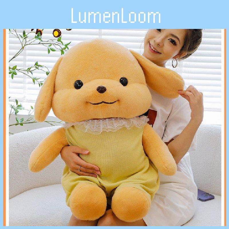 Adorable Senbei Dog Plush Toy Soft Cuddly Poodle Stuffed Animal Gift For Kids