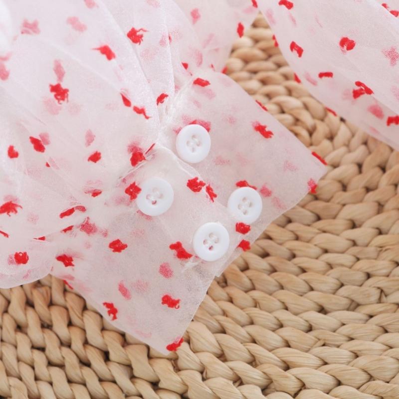 Elegant Sheer Dotted Sleeves Decorative Wrist Cuffs Arm Sleeves For Women Girl Daily Wear And Special Occasion Outfit