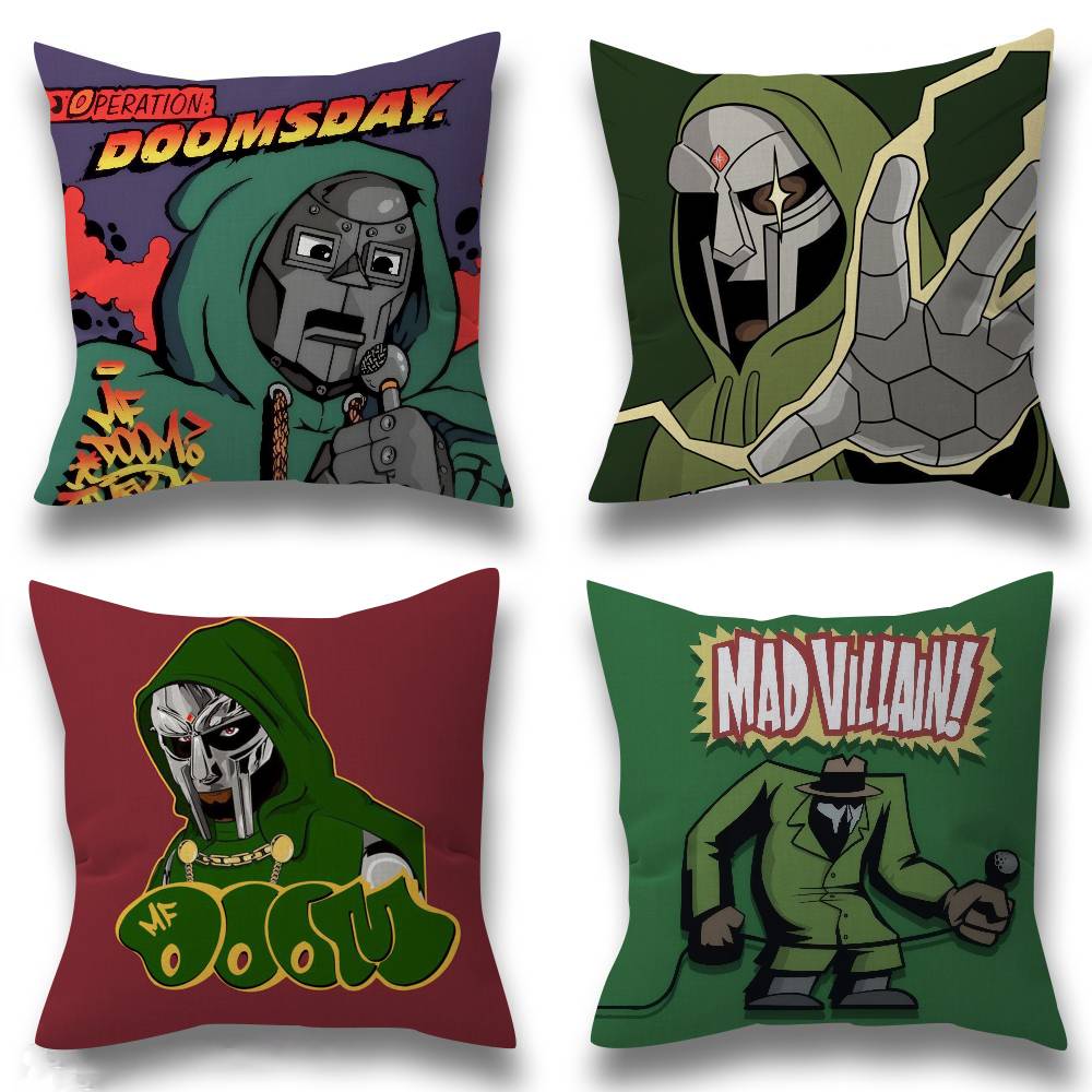 Rapper M-MF Cool D-Doom Madlib Pillow Cushion Cover Pillowcase Living Room Sofa Home Decor Customized