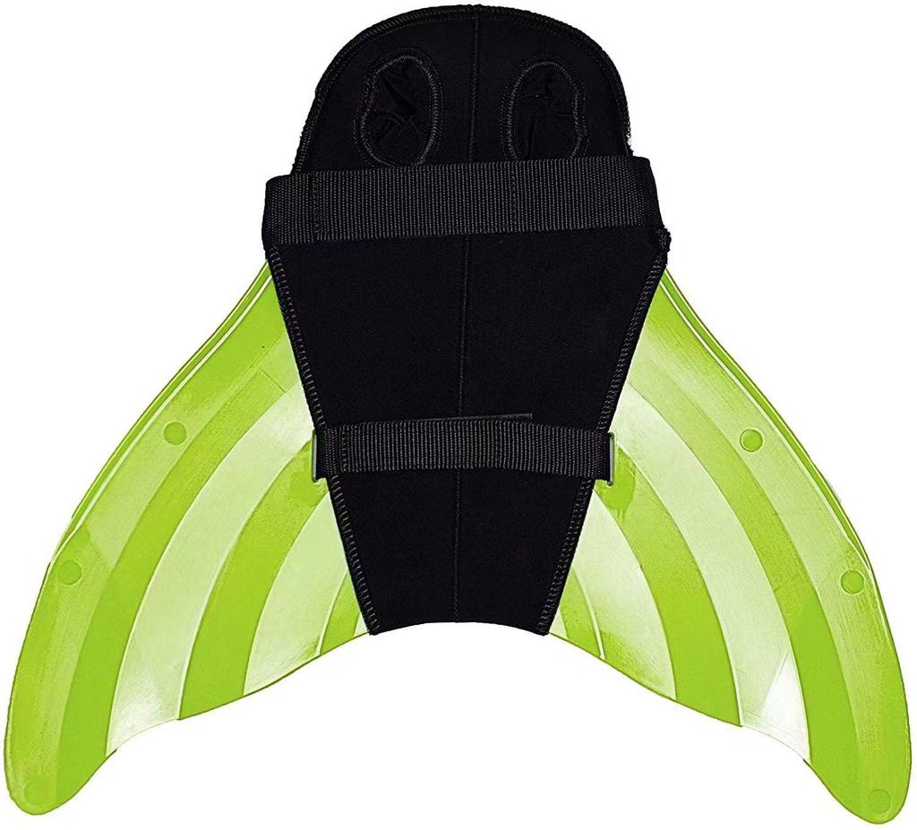 Adult & Kids Mermaid Monofin Swimming Equipment with Single & Double Fins