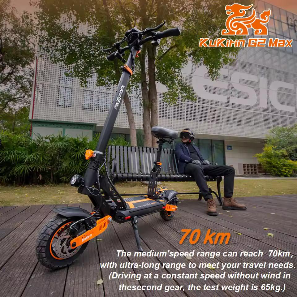 Trotinetă electrică Off Road Kukirin G2 Max 2026 pentru Adulți Motor 1200W 48V 20Ah