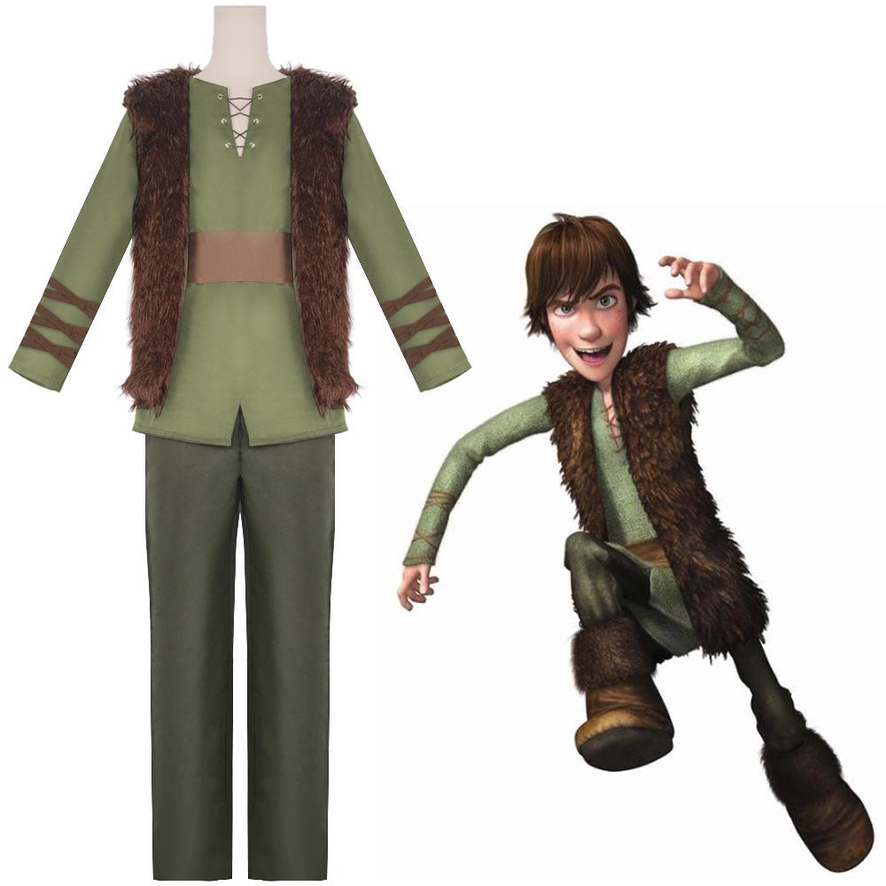 Cosplay Dragon Trainer Season 3 Hiccup cos costume, Halloween European and American cartoons Dragon Trainer cosplay