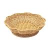 Handwoven Wicker Fruit Basket Handmade Decorative Storage Tray Natural Material Round Shape for Kitchen and Dining Table Use