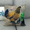 Farm Animals: Cows Sheep Pigs Chickens Digital Printing Short Plush Pillow Covers For Car Sofa Office Cushion Cover Home Goods