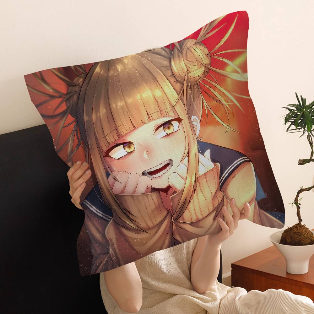 My Hero Academia Himiko Toga Office Cushion Pillowcase Car Cushion CoverXCM Lumbar Pillowcase Sofa Pillowcover