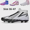 Lace-Free FG Long Spike Football Boots - Sizes 46 & 47