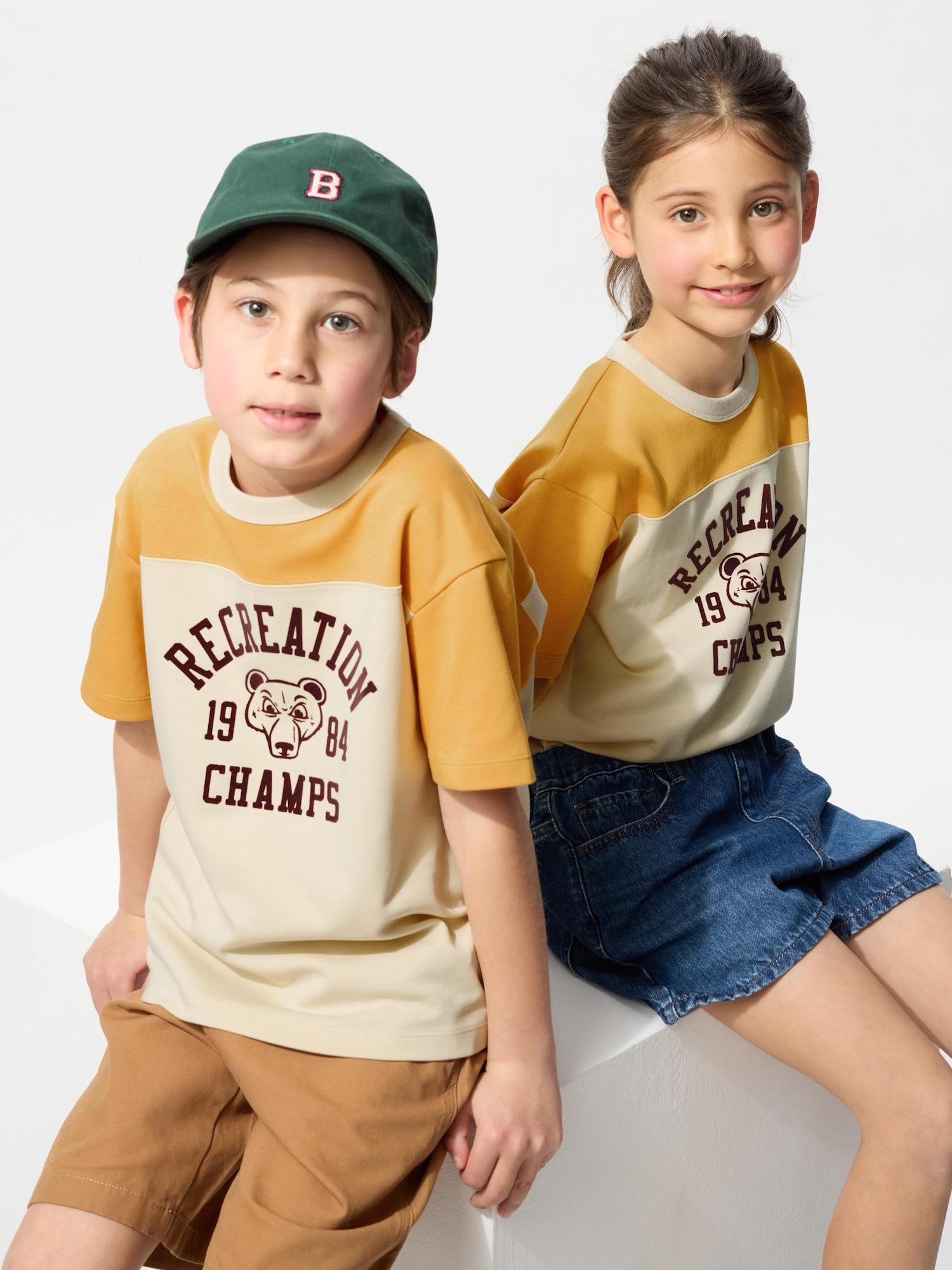 

Футболка с круглым вырезом и графическим узором Aerism из хлопка Uniqlo Japan